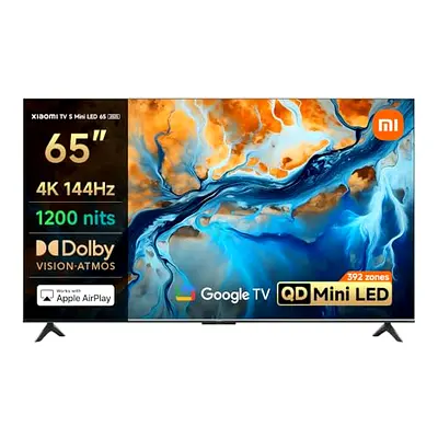Xiaomi 65 QD Mini LED 4K TV - Google TV, Dolby Vision, 144Hz