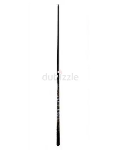 Cue Stick – Carbon/Matte Black Shaft With Intricate Tribal Geometric - Brand New