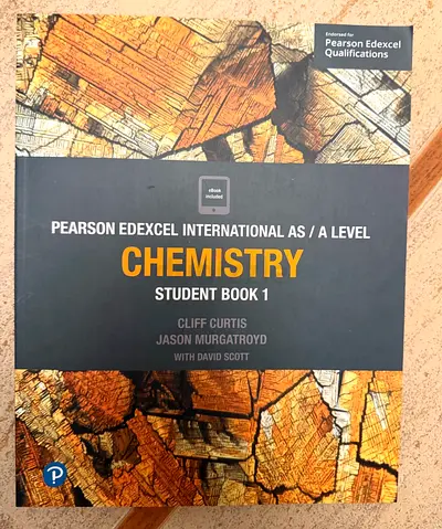 Pearson Edexcel International AS/A Level Chemistry Student Book 1 (Cliff Curtis  Jason Murgatroyd)