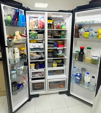 Large Side-by-Side Refrigerator | As good as new | Under Warranty