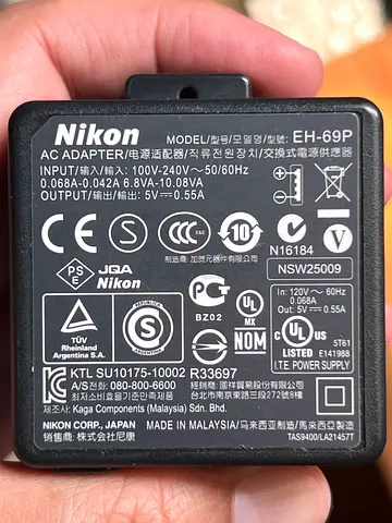 Nikon AC Adapter EH-69P
