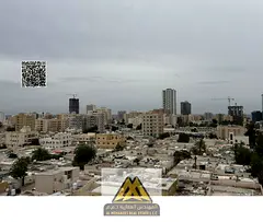 1 bedroom hall in Liwara 1, two balconies with sea view, free maintenance, AED 25k yearly, 6 payment