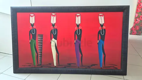 Handmade Original portrait painting. Large wall portrait
