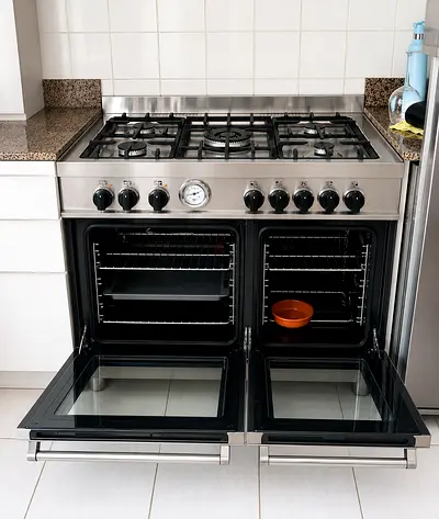 Bertazoni Duel Oven Top 5 Burner Gas Electric oven Cooker stove 90cm