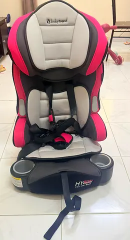 Baby Trend convertible car seat - pink/grey, good used condition