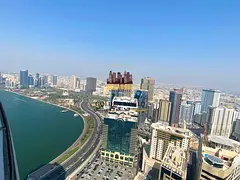 : Apartment for Rent in Al Majaz 3, 2 Bedrooms and Living Room, Direct Lake View, Free Parking and F