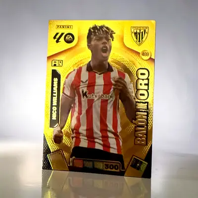 Nico Williams Balón de Oro 2025/26 Adrenalyn XL – LaLiga Card Mint Condition