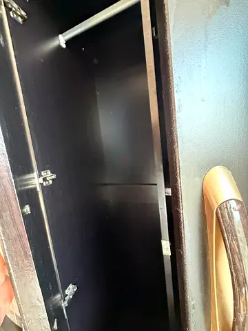 Dark Wood Storage Cabinet / Shoe Cabinet - Good Condition
