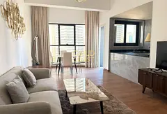 Near JBR Beach | Open Marina &amp; Sea View | Furnished 2BR