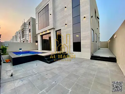 Your dream villa: a modern villa with a swimming pool, registration fees included, close to the mosque, and at a negotiable price.