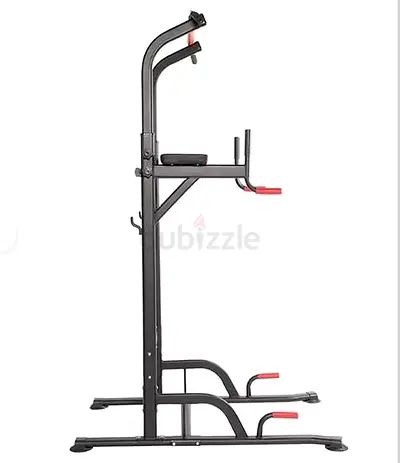 Power Tower Chin Up Bar Push Pull Up Knee Raise - Brand New