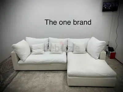 Like new condition the one brand lshape sofa