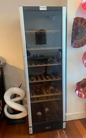 Vestforest wine fridge dual temperature 197 bottles slightly used