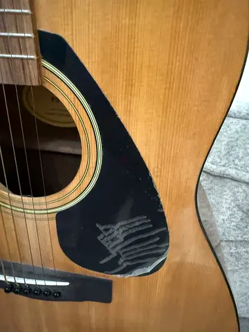 Yamaha F310 Acoustic Guitar With cover and stand