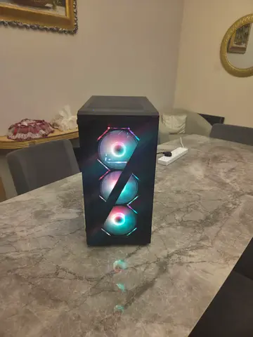 Gaming RGB Desktop PC Tower with Tempered Glass (Used)
