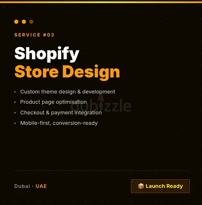 Shopify Store Design  Setup Services in Dubai – Start Selling Online