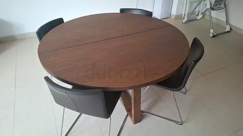 Round Dining Table (Solid Wood) IKEA MÖRBYLÅNGA