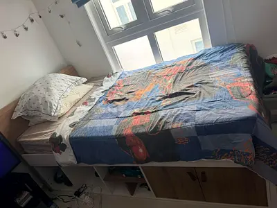 Kid’s single bed with under storage