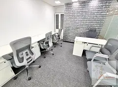 Corporate Offices with Elegant Reception & Lounge Area | Near METRO- SHARAFF DG | Prime Location
