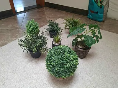 Bundle of artificial plants for decorating