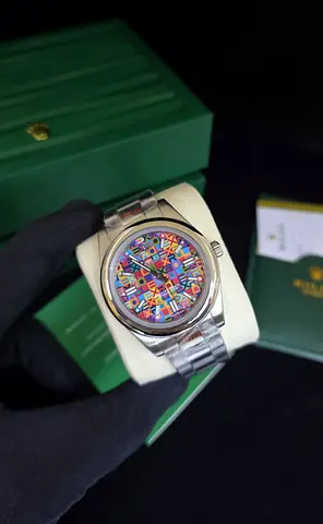 Rolex Oyster Perpetual Celebration Dial Automatic Watch – Stainless Steel