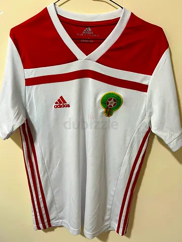 Adidas Morocco National Football Team Jersey - White/Red,