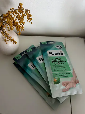 Balea foot sheet masks pack - brand new, never opened, 4 pieces