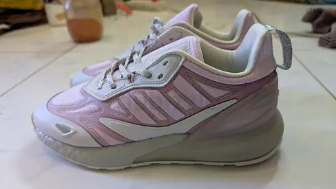 Adidas Originals ZX 2K Boost 2.0 Women’s Shoes – White/Violet/Pink | EU 38 | Brand New