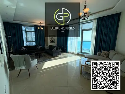 Spacious 2-BHK | Sea & City Views | Corniche | Free Pool, Gym, Sauna, Jacuzzi etc