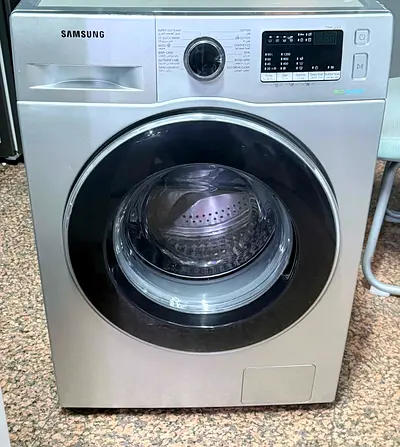 Samsung Front Load Washing Machine - 8kg, Silver, Good Condition