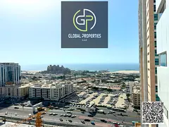 High-Floor 2BHK for Sale in Ajman One Tower 6 | Full Sea View | Closed Kitchen | Rented AT 45K | CAS