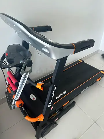 Used PowerMax Folding Treadmill - Compact Home Running Machine