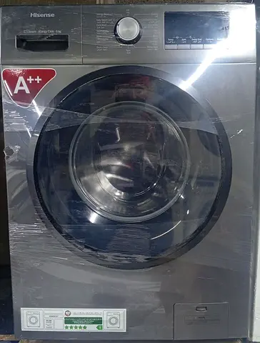 Hisense Front Load Washing Machine - 8kg, A++ Energy, Silver