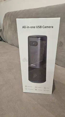 All-in-one USB Camera (boxed) — compact desktop webcam with built-in speaker