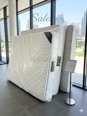 Pair of Comfortable White Mattresses