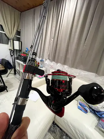 Kastking sharky 3000 and OKUMA 2.7 fishing rod with braid line