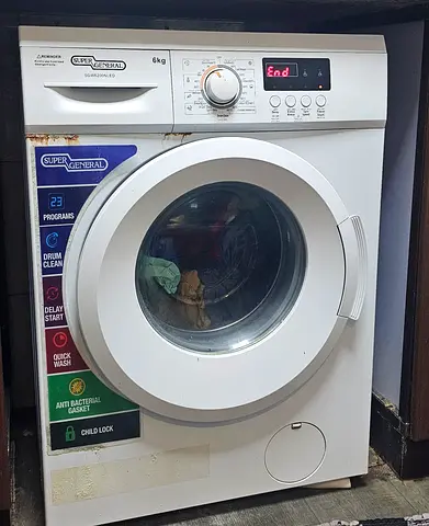 Used Super General 6kg Front Load Washing Machine - Working
