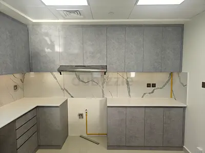 Kitchen cabinets wrapping
