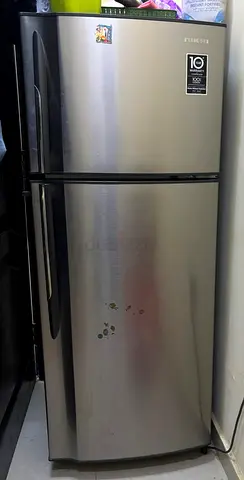 LG Stainless Steel Top Freezer Refrigerator - 260L, Good Working Condition