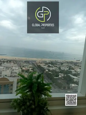 Premium Full Sea View 2BHK on 21st Floor | Front Tower, Ajman One | Vacant on Transfer, Large Balcony, Closed Kitchen & Laundry | AED 770k Cash