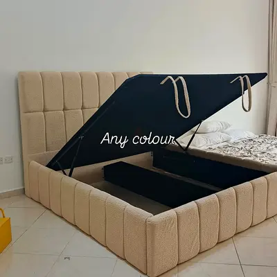 Brand new King size hydrolic storage Luxury family bed frame with Mattress Available
