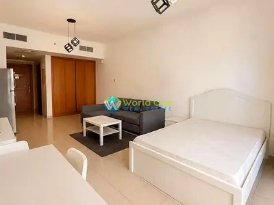 Spacious Studio | Fully Furnished | 4 Chqs