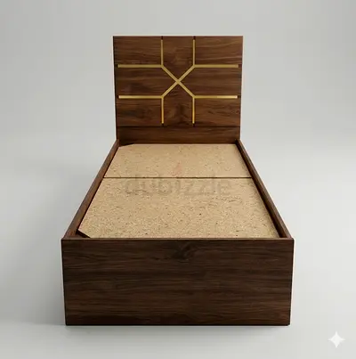 Single wooden bed frame For Sale