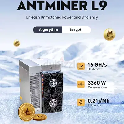 Antminer L9 Litecoin Miner - 16 GH/s NEW / USED AVAILABLE