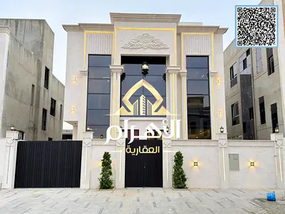 For sale: Modern 5-bedroom villa with a roof terrace, including registration fees, in Al Helio 2, A