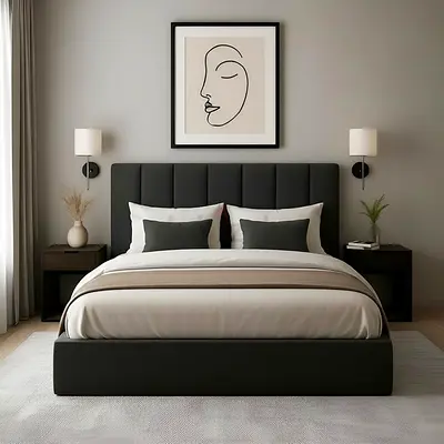 new Queen size bed double bed storage bed king size bed Queen bed mattress family bed king bed