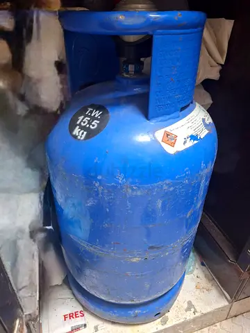 Used 15.5 kg Blue Gas Cylinder