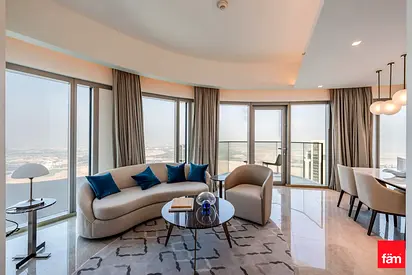 High Floor 2BR | Fully Furnished | Sea & Park View