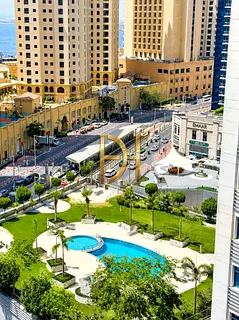 NO COMMISSION l DUBAI MARINA , 3 B/R WITH 4 CHEQUES , FULLY FURNISHED , MARINA VIEW