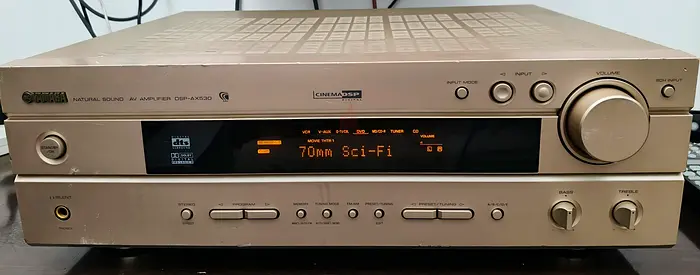 Yamaha 5.1 channel DSP amplifier DSP-AX530